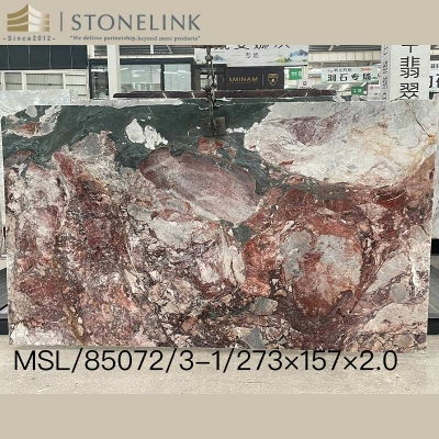 Four Seasons Green marble slab